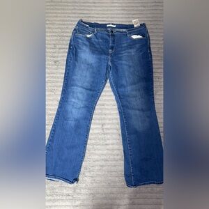 Levi's Classic Blue Wide Leg Jeans